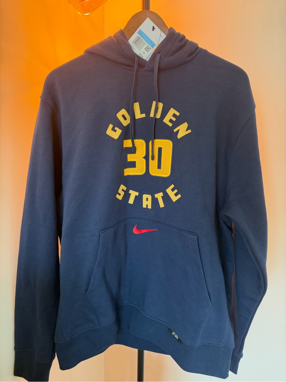 Golden State Warriors Hoodie Stephen Curry 30 Size M